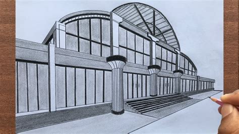 University Building Drawing