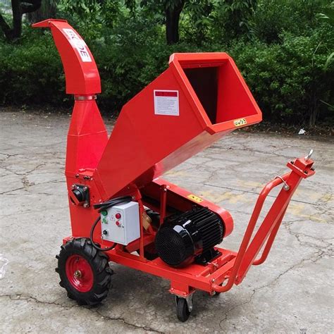 Commercial Grade 85mm Chipping Capacity 10HP Electric Wood Chippers