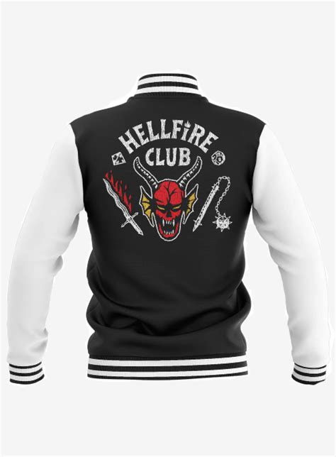 Stranger Things Hellfire Club Varsity Jacket LEE Leather Jackets