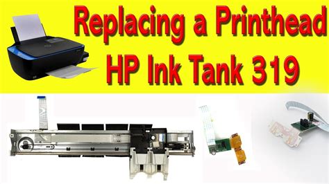 Hp Ink Tank 319 Printhead Replacement Hp Ink Tank 319 Head Replacement Hp Printer 319 Pcb