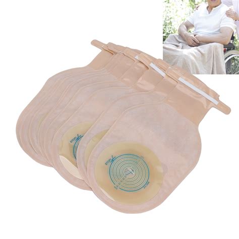 Higoodz 10pcs One‑Piece Disposable Ostomy Bag Colostomy Bags Ostomy ...