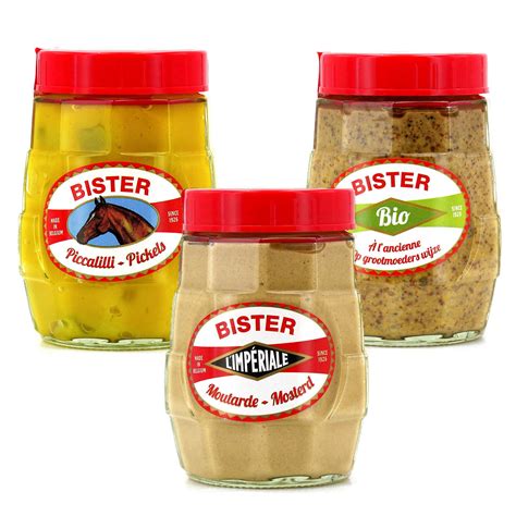 Discovery Pack Of 3 Belgian Bister Mustards Bister