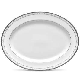 Noritake Rochester Platinum Medium Oval Platter