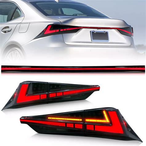 Inginuity Time Led Red Tail Lights For Lexus Is250 Is350 Isf 2006 2007 2008 2009 2010 2011 2012