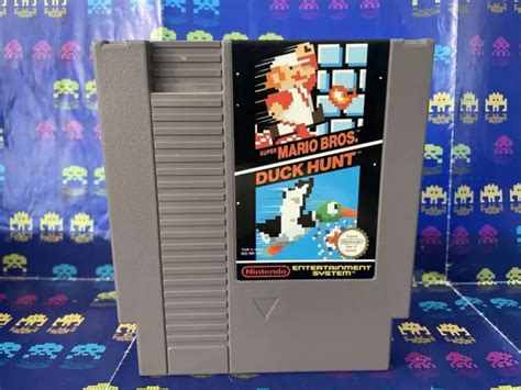 Versione Italiana Originale Super Mario Bros Duck Hunt Nes Nintendo Nes