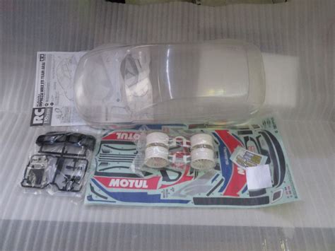 1 10 Tamiya Subaru Impreza WRX STI Team Arai Body Set 4 Rims 興趣及遊戲