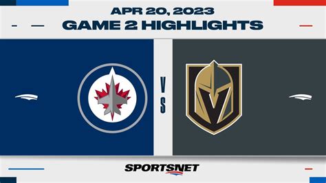 Nhl Highlights Jets Vs Golden Knights April Youtube