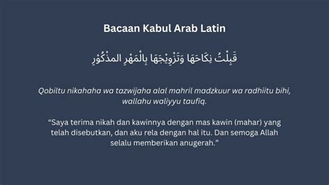 7 Bacaan Akad Nikah Bahasa Arab Latin Dan Artinya Lengkap