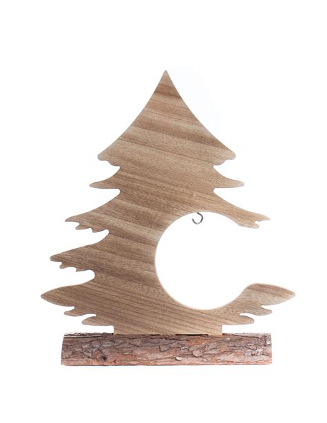 Décoration Sapin En Bois 35 Cm Vegaooparty