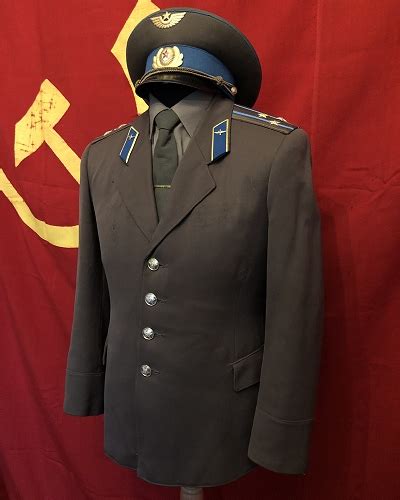 Soviet Air force colonel daily uniform with overcoat M1969 - Offered by ...