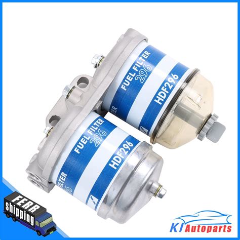 Dual Fuel Filter CAV Type Assembly For Ford Tractors 2000 3000