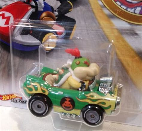Mario Kart Bowser Jr Flame Flyer Nintendo Hot Wheels