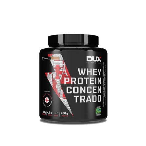 Whey Protein Concentrado Banofe Pote 450g Dux Nutrition Produtos