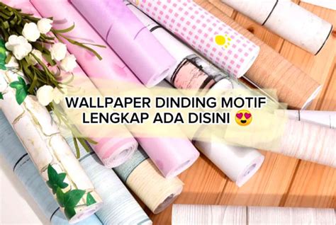 Wallpaper Dinding Polkadot Garis Ukuran Cm X Meter Lazada Indonesia