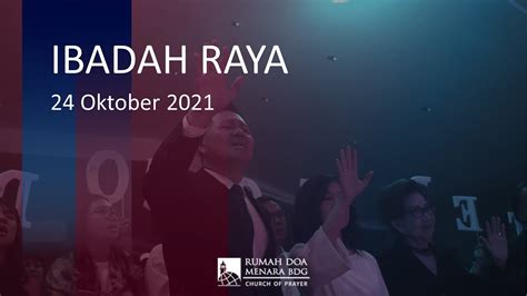 Ibadah Raya Oktober Pdt Rubin Ong Rdmb Church Of Prayer