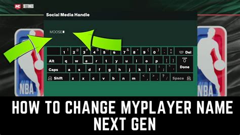 HOW TO CHANGE YOUR MYPLAYERS NAME IN NBA 2K25 NEXT GEN YouTube