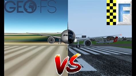 GeoFS VS Flightgear YouTube