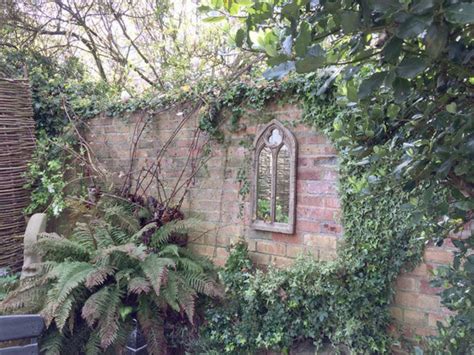 Stunning Double Light Gothic Garden Mirror Etsy Uk