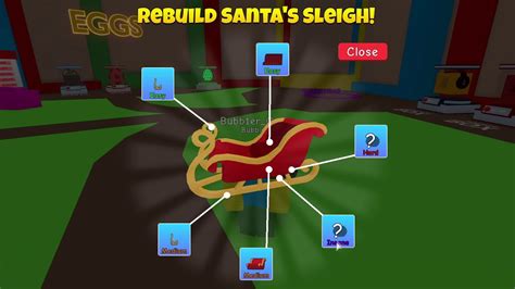 How To Find All Santa Sleigh Pieces Got Gift Mimic Reward Bubble Gum