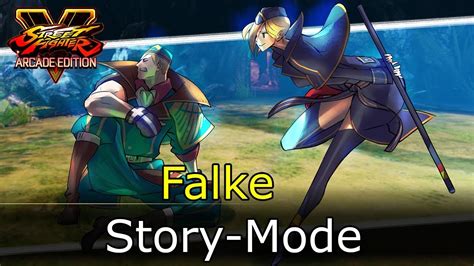 Street Fighter V Arcade Edition Falke Story Mode Cutscenes Only