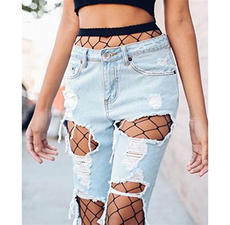 Light Blue Xl Women Sexy Destroyed Ripped Shorts Denim Hot Pants Jeans