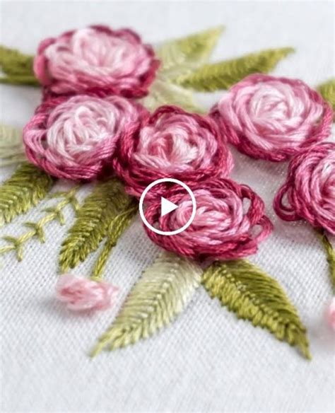 Hand Embroidery Stitch Your Flower Patterns With Handiworks