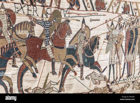 The Bayeux Tapestry Called The Tapestry Of Queen Matilda Medieval