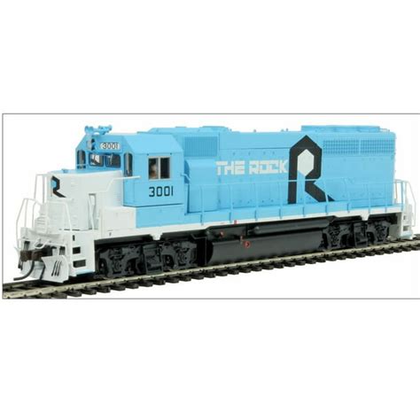 Atlas 10001717 Ho Rock Island Emd Gp40 Low Nose Diesel Engine 3001