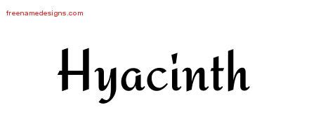 Calligraphic Stylish Name Tattoo Designs Hyacinth Download Free - Free ...