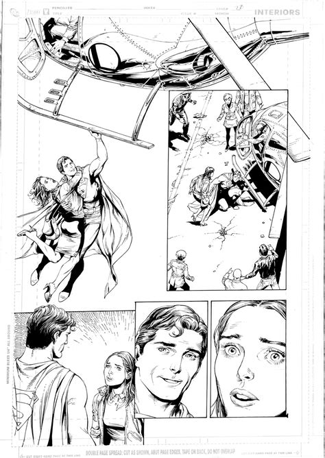 Superman Secret Origins Interior Page By Gary Frank In Jared Simmons S