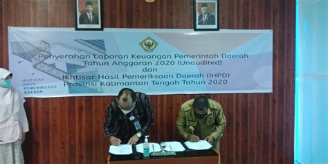 Wagub Serahkan Lkpd Ta 2020 Unaudited Kepada Bpk Perwakilan Provinsi