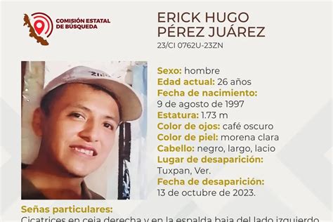 Desaparece joven al norte de Veracruz aquí sus características xeu