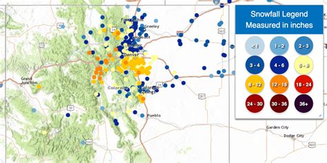 Winter Storm Drops 17 Inches of Snow in Colorado: Snowfall Totals | The ...