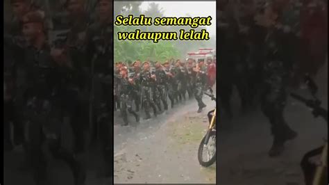 Peleton Beranting Yonif 312 Kala Hitam Wilayah Sumedang Di Guyur