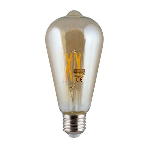 Eurolux W Led Filament Pear Shaped Es Globe Brights Hardware Shop