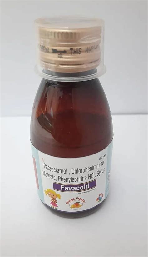 Paracetamol Chlorpheniramine Maleate Phenylephrine HCL Syrup 125 Mg At