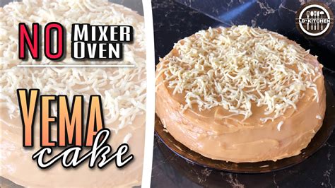 Yema Cake Condensed Cake Milk Cake No Oven No Mixer Very Easy