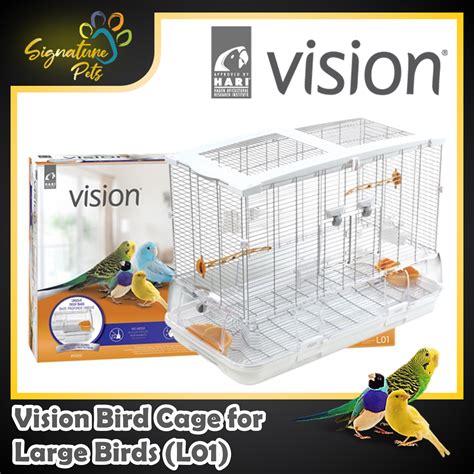 Vision Bird Cage For Large Birds L01 Single Height Small Wire