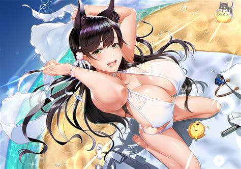 Atago At The Beach Atago Azur Lane Truyen Hentai