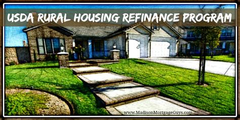 Usda Rural Housing Refinance Mortgage Requirements