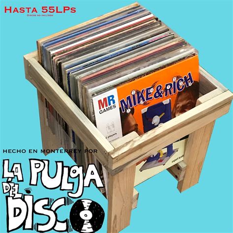 Mueble Para Discos Lps Vinyl Crate 12 Soporta Hasta 55 12 Meses Sin