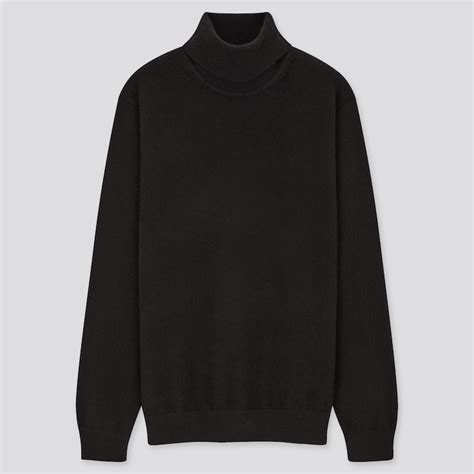 Men Cashmere Turtleneck Long Sleeve Sweater Uniqlo Us