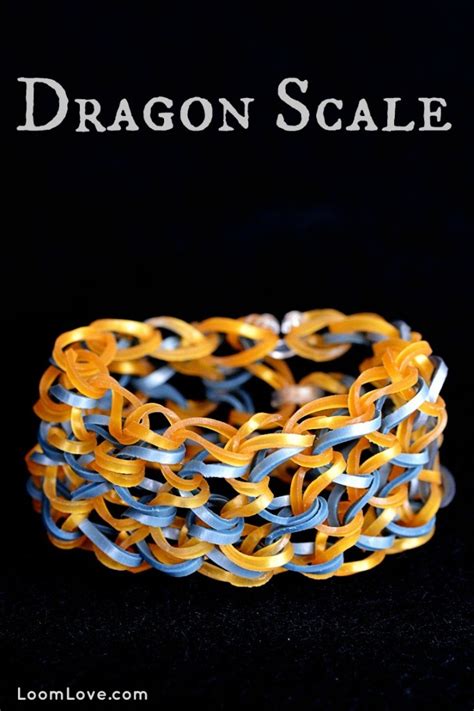 How To Make The Rainbow Loom Dragon Scale