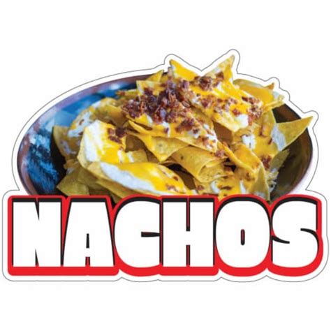 Signmission D Dc 16 Nachos19 16 In Nachos Decal Concession Stand Food