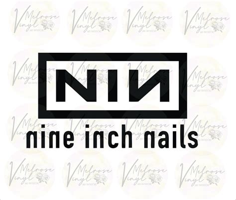 Nine Inch Nails Logo Vinyl Decal Sticker Rock Music Various Colors and ...