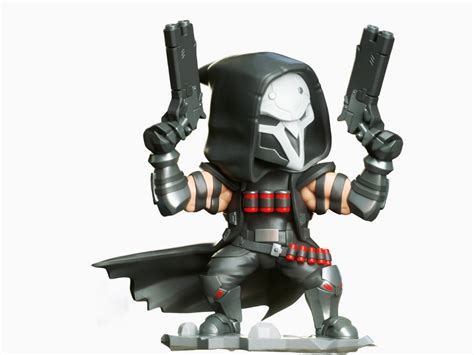 Chibi Overwatch Reaper Chibi STL File, 3D Digital Printing STL File for ...