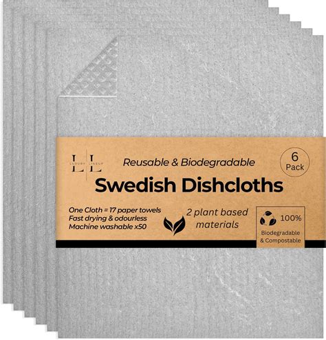 Amazon Luxury Lineup Swedish Dishcloths For Kitchen Pack Eco