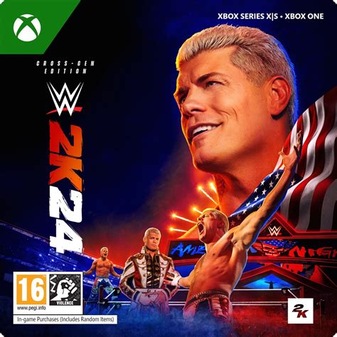 Wwe 2k24 Xbox One And Xbox Series Xs Digital Download Smyths Toys Uk