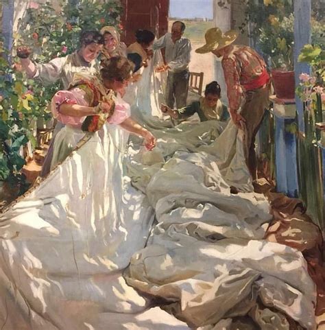 Mending The Sail” 1896 By Joaquinsorolla Academicartworks Art