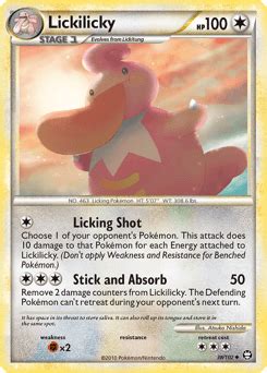 Lickilicky hgss4 38 Pokémon Card Database PokemonCard